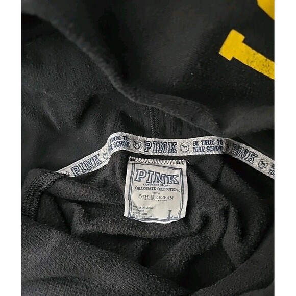 Iowa Hawkeyes Pink Victoria Secret Hoodie SweatShirt, Sz Lg, Collegiate Coll - Picture 7 of 8